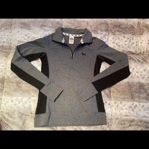 VS Pink Ultimate Grey Half Zip